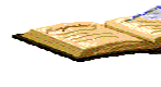 Pixel gif of a book and quill writing on the pages.